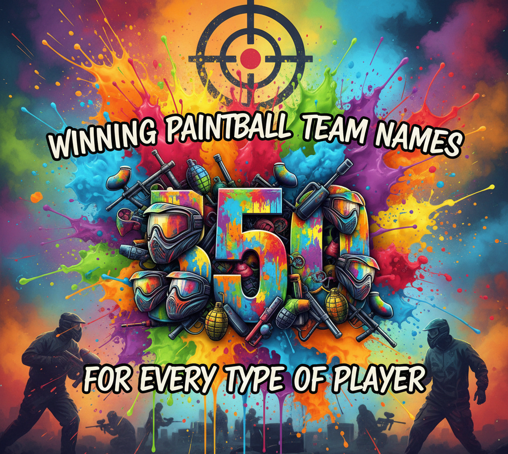 350 Winning Paintball Team Names For Every Type Of Player