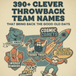 390+ Clever Throwback Team Names That Bring Back the Good Old Days