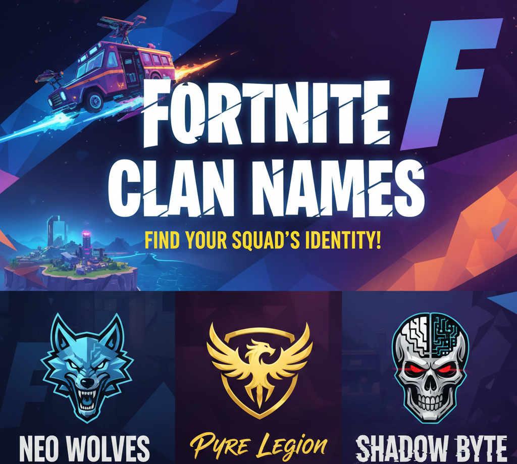 560+ Good Fortnite Clan Names That Stand Out & Dominate