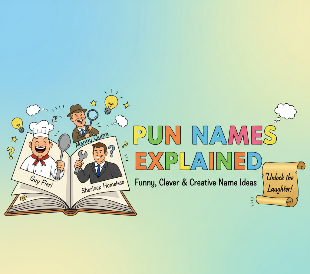 Pun Names Explained: Funny, Clever & Creative Name Ideas