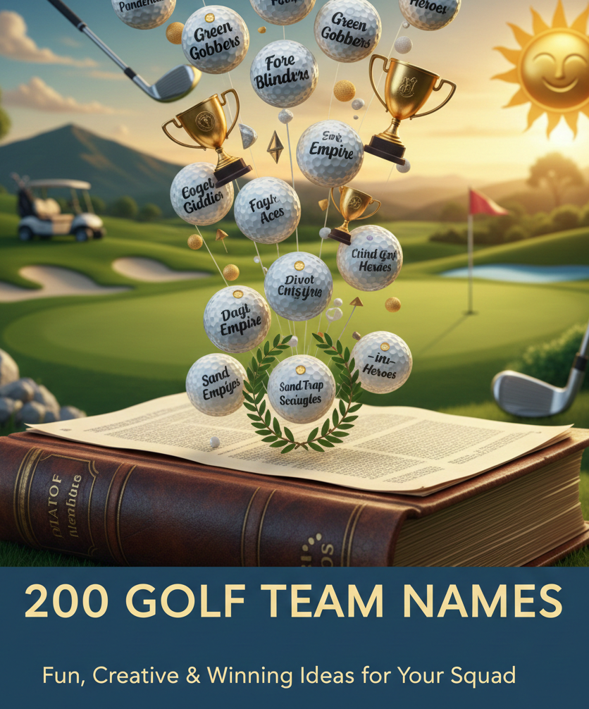 200 Golf Team Names: Fun, Creative, and Winning Ideas for Your Squad