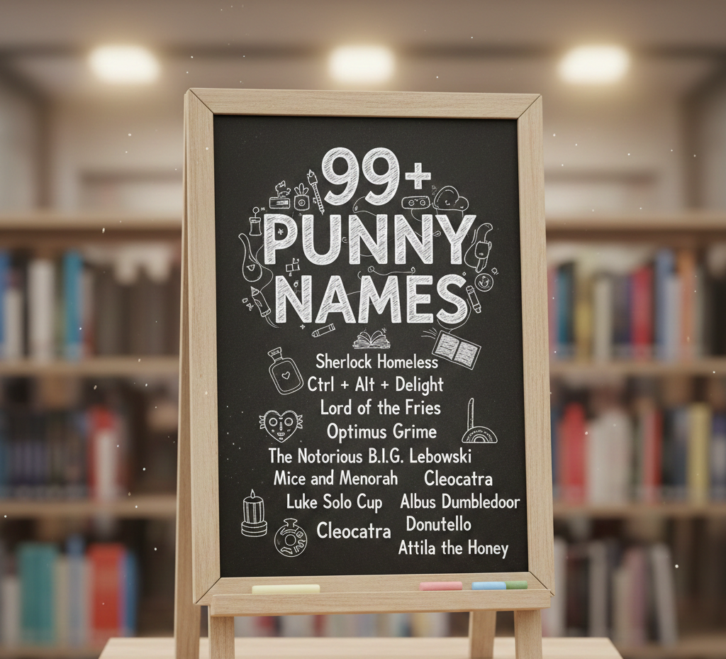 99+ Punny Names That Are Clever, Funny, and Memorable