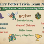 Harry Potter Trivia Team Names: Make Your Quiz Night Magical