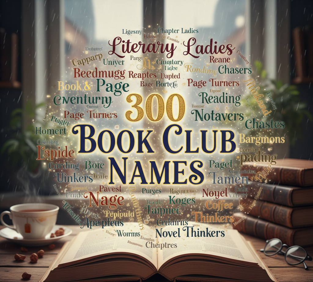 300 Creative Book Club Names for Every Reading Group