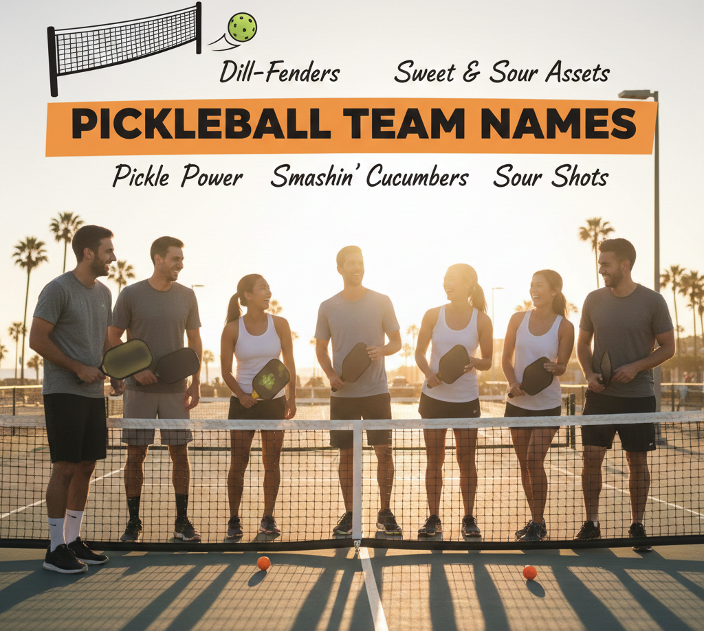 Pickleball Team Names: Fun, Creative & Winning Ideas