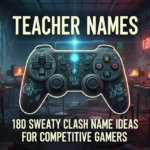 180 Sweaty Clash Name Ideas for Competitive Gamers