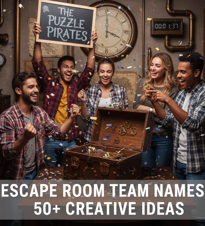 Creative Escape Room Team Names to Enhance Your Experience