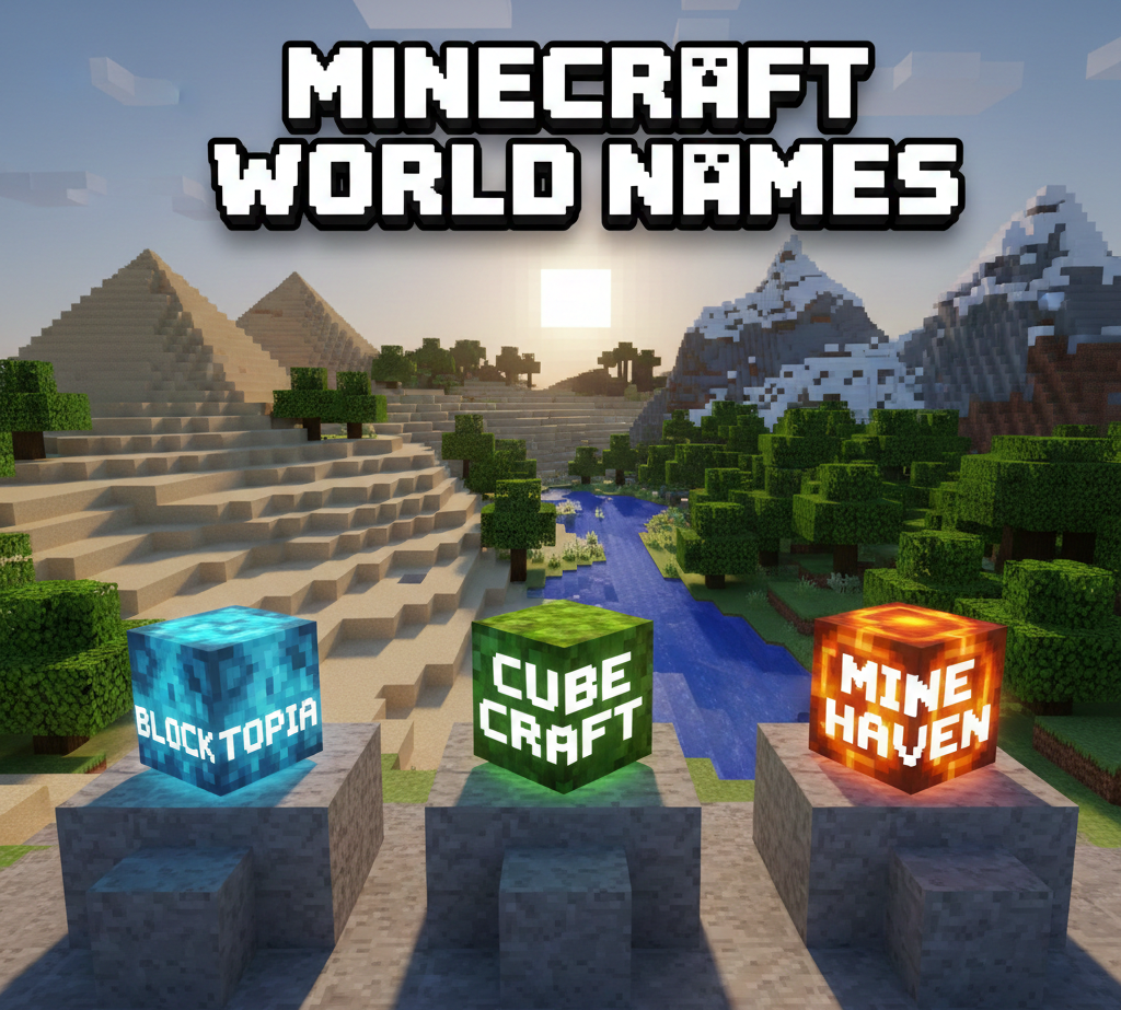 Creative and Unique Minecraft World Names for Your Next Adventure