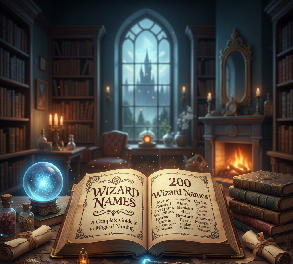 Wizard Names: A Complete Guide to Magical Naming (with 200 Wizard Names)