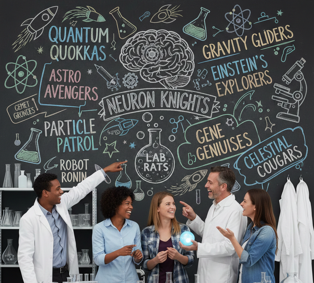 149 Science Team Names: Fun, Smart & Creative Ideas