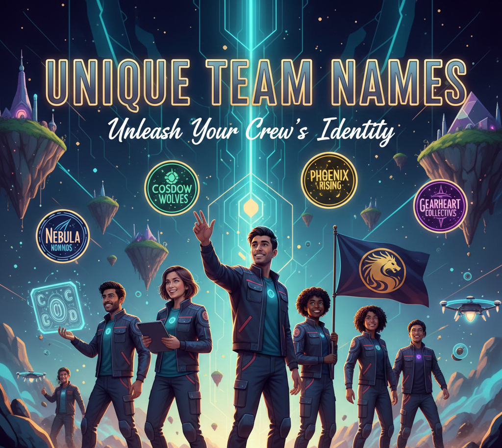 170 Unique Team Names That Stand Out Instantly