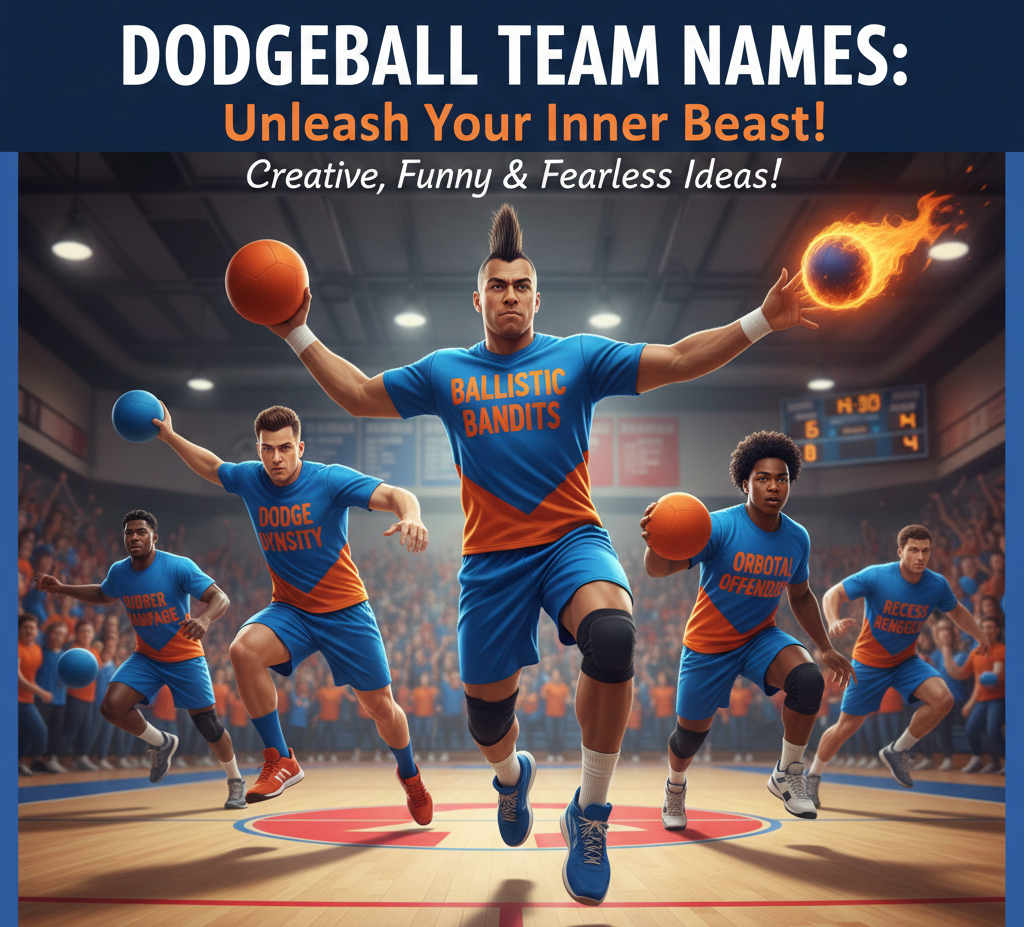 77 Fun and Creative Dodgeball Team Names to Inspire Your Squad