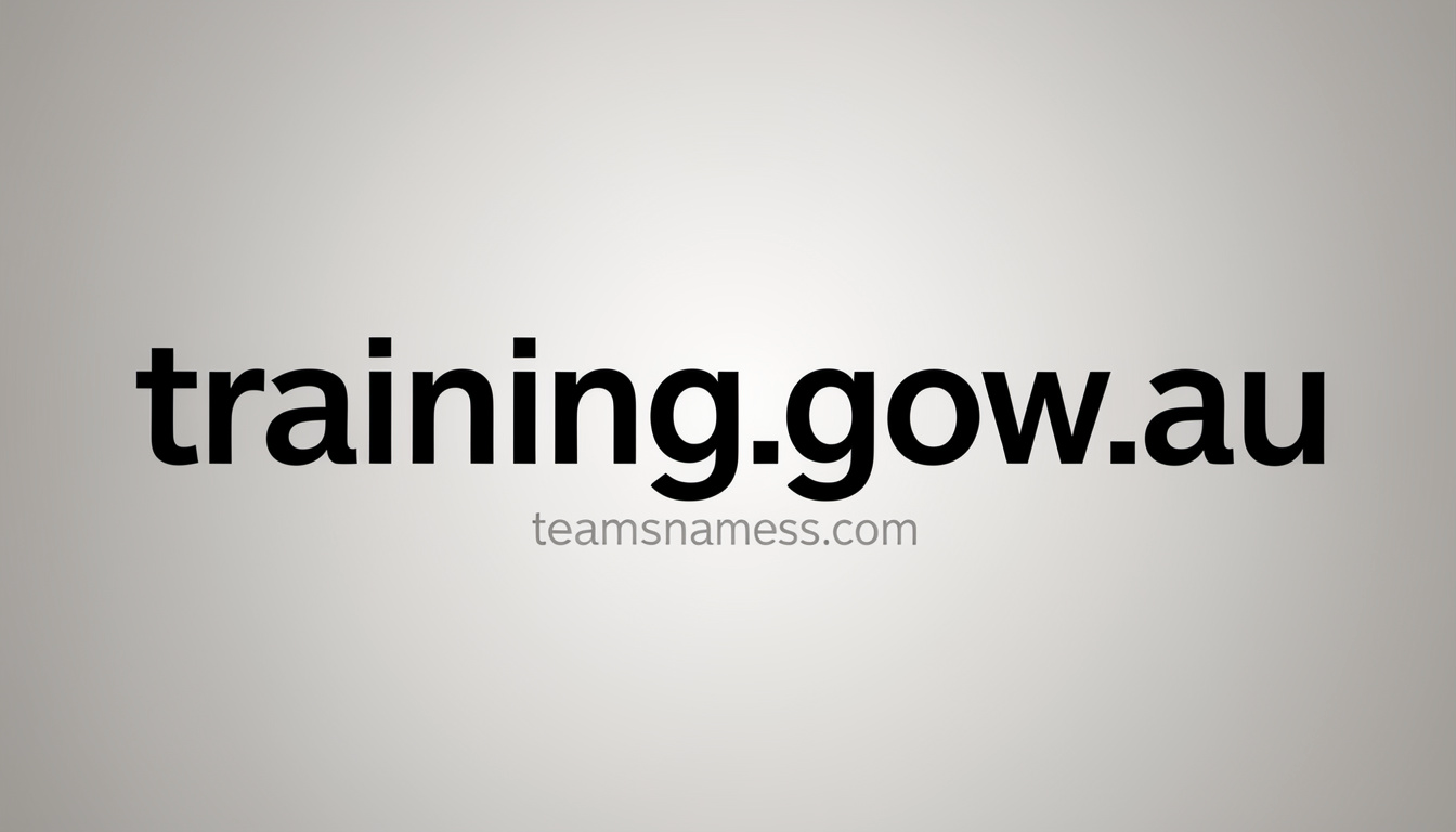training.gov.au​