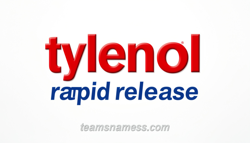 tylenol rapid release