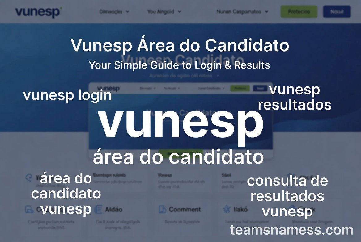 vunesp área do candidato